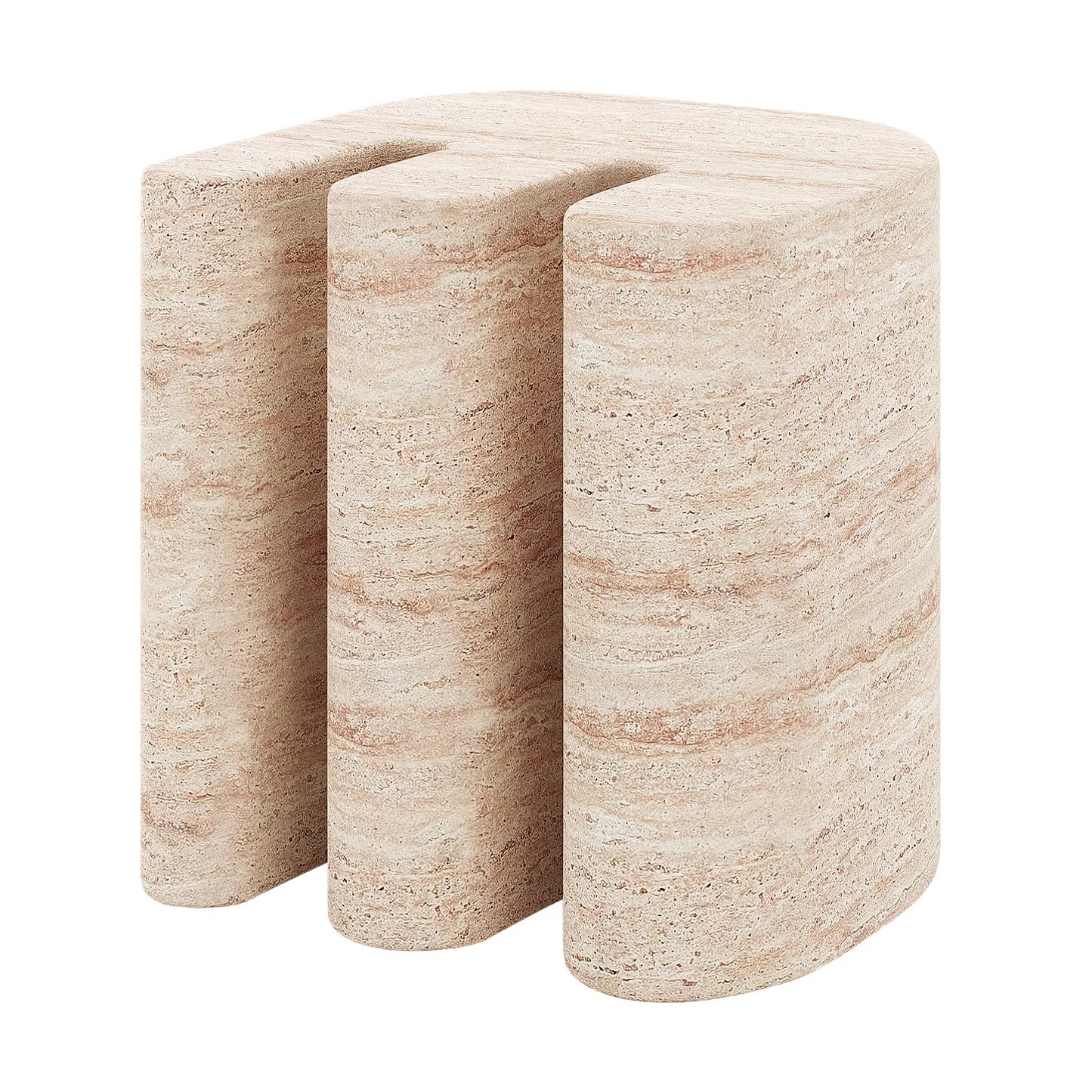 Outdoor Concrete Side Table – Round Travertine Patio Table Beyond Living
