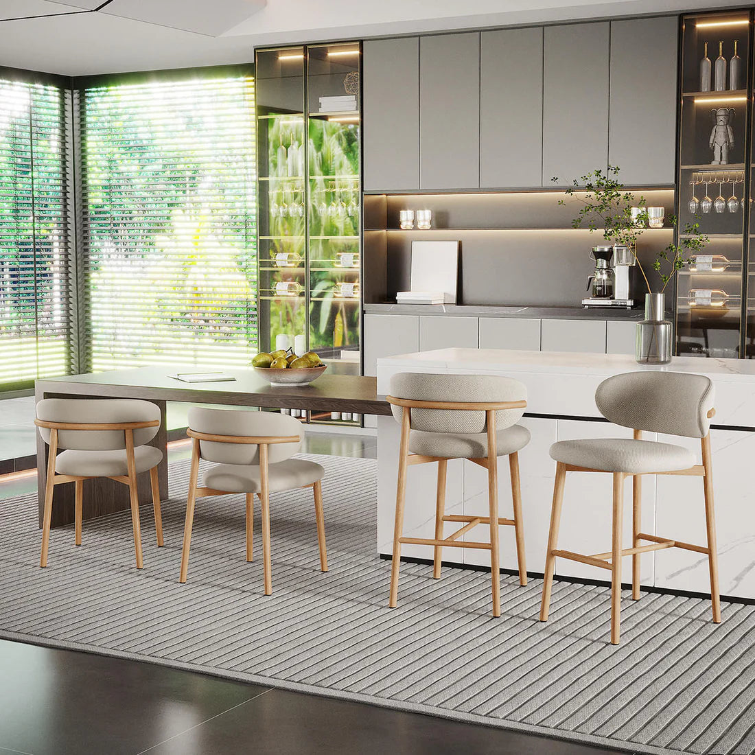 Audrey Premium Curved Dining Chair Bundle Australia Beyond Living
