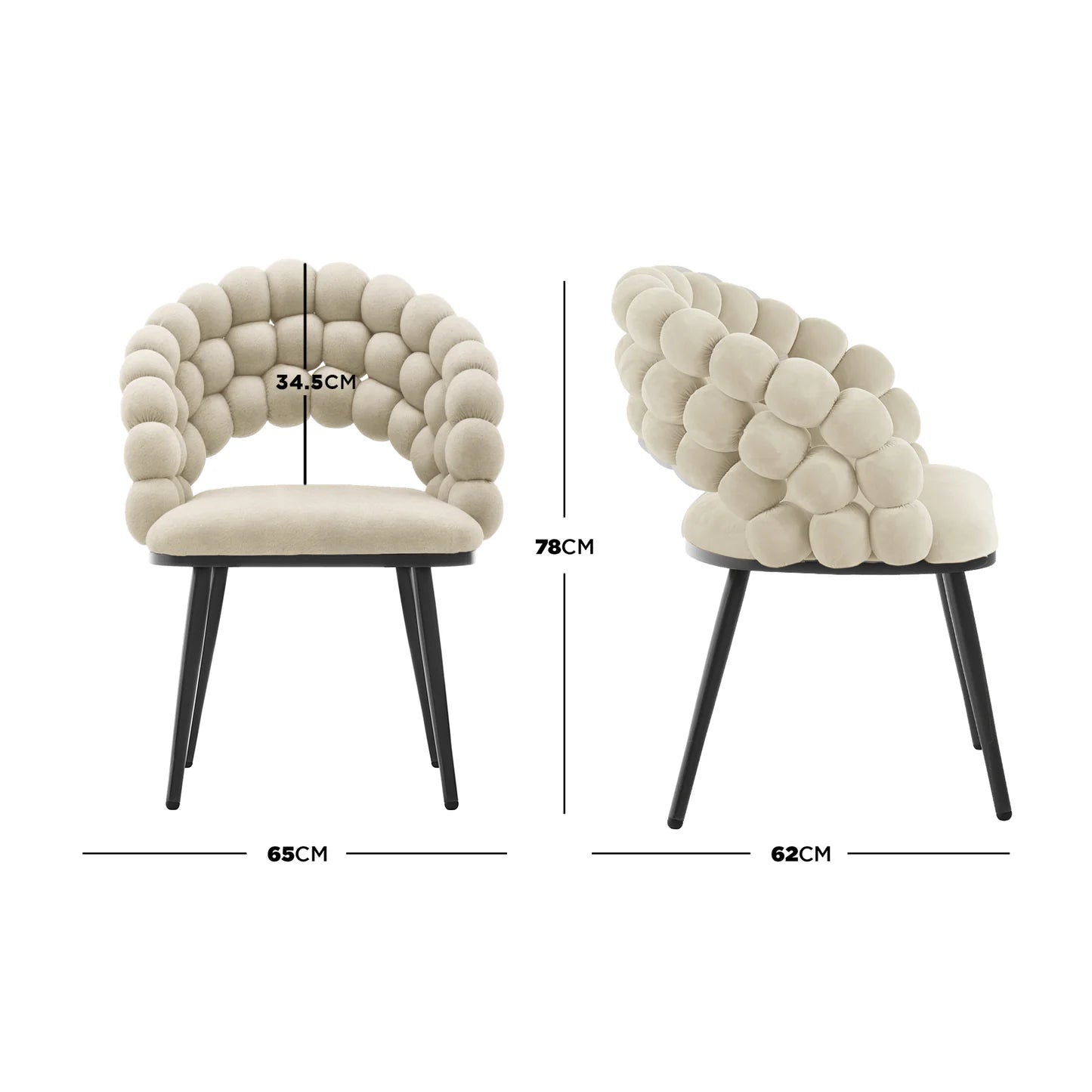Claudine Velvet Dining Chair Set Australia Beyond Living