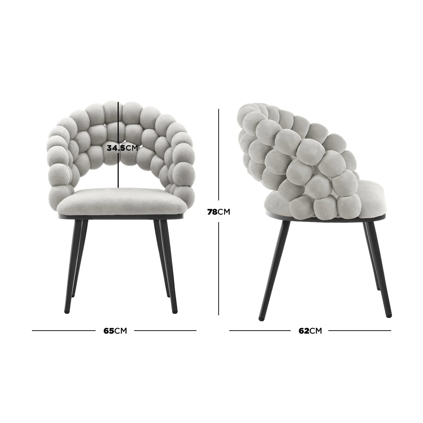 Claudine Velvet Dining Chair Set Australia Beyond Living