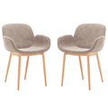 Anthony Light Grey Linen Dining Chair Set of 2 Australia Beyond Living