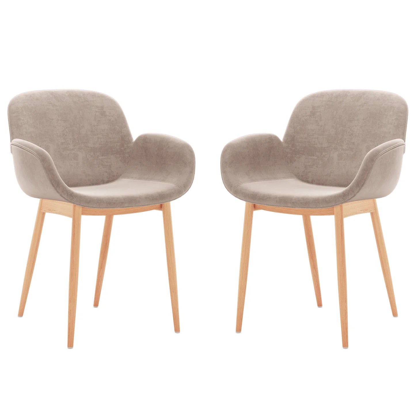 Anthony Light Grey Linen Dining Chair Set of 2 Australia Beyond Living