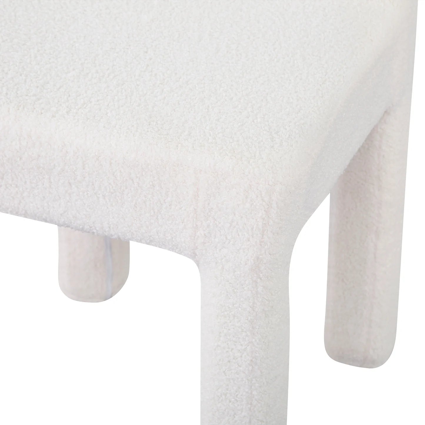 Hazel Cream White Boucle Dining Chair Set of 2 Australia Beyond Living