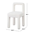 Hazel Cream White Boucle Dining Chair Set of 2 Australia Beyond Living