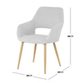Keith Fabric Dining Chair Set Australia Modern Upholstered Seating Beyond Living