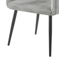 Kirsten Warm Light Grey Fabric Dining Chair Set of 2 Australia Beyond Living