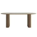 Marciana 6 Seater Fluted Pillar Dining Table Beyond Living