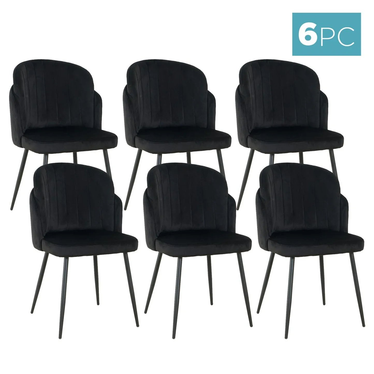 Scarlett Black Dining Chair Set of 6 Australia Beyond Living