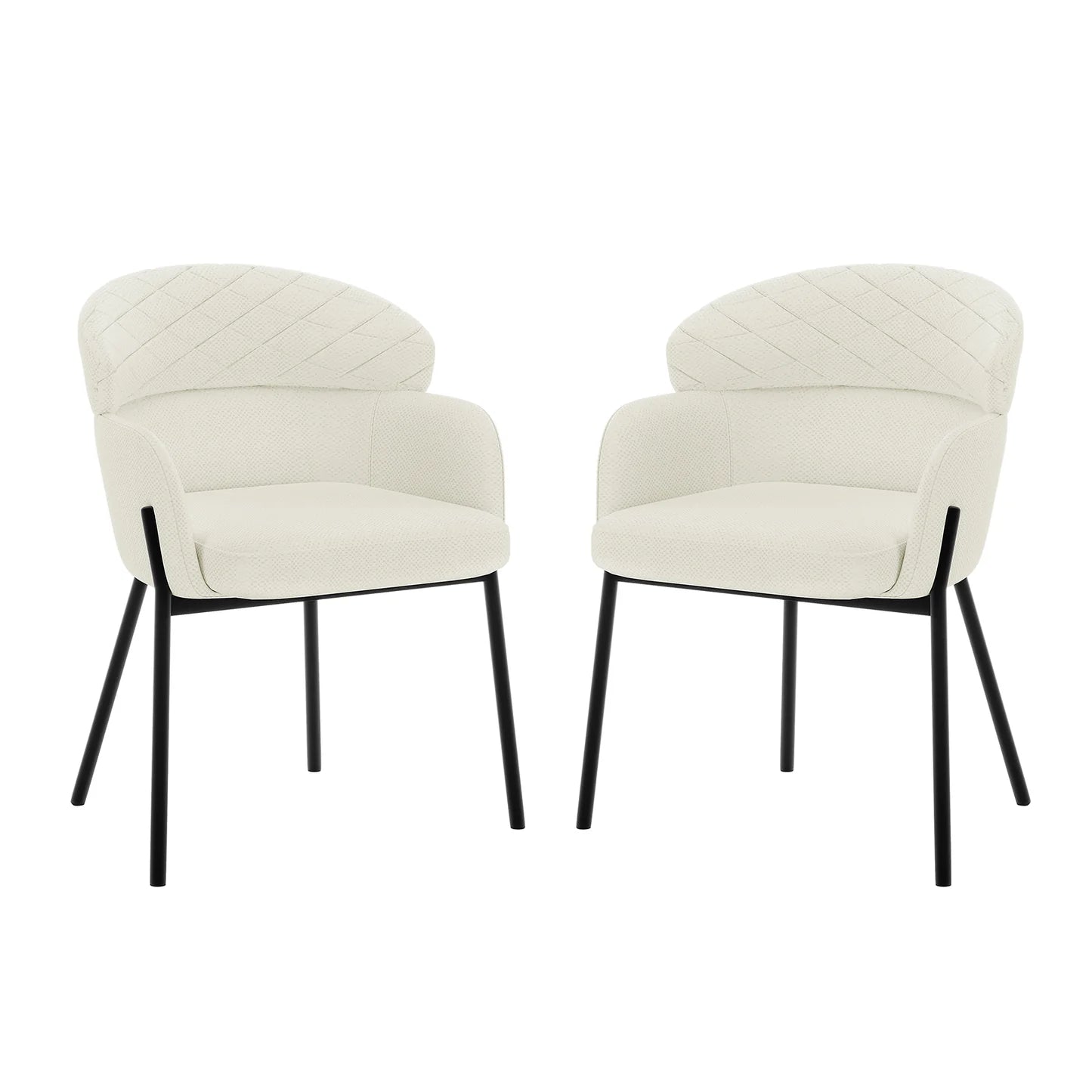 Sofia Off White Chenille Dining Chair Set of 2 Australia Beyond Living