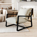 Tilly Linen Sling Accent Chair Australia Hardwood Beyond Living