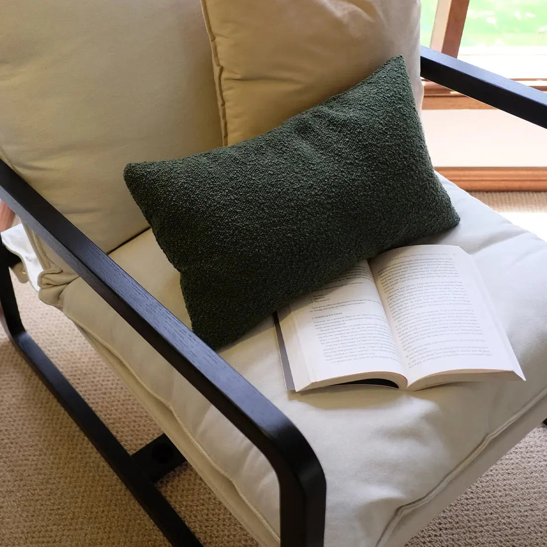 Tilly Linen Sling Accent Chair Australia Hardwood Beyond Living