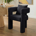 Utah Boucle Accent Chair Australia Curved 3 Legged Designer Armchair Beyond Living