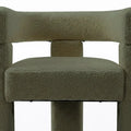 Utah Boucle Accent Chair Australia Curved 3 Legged Designer Armchair Beyond Living