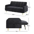 Anica Velvet Fabric Sofa Bed Set for Living Room Beyond Living