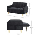 Anica Velvet Fabric Sofa Bed Set for Living Room Beyond Living