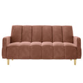 space saving velvet fabric sofa bed set