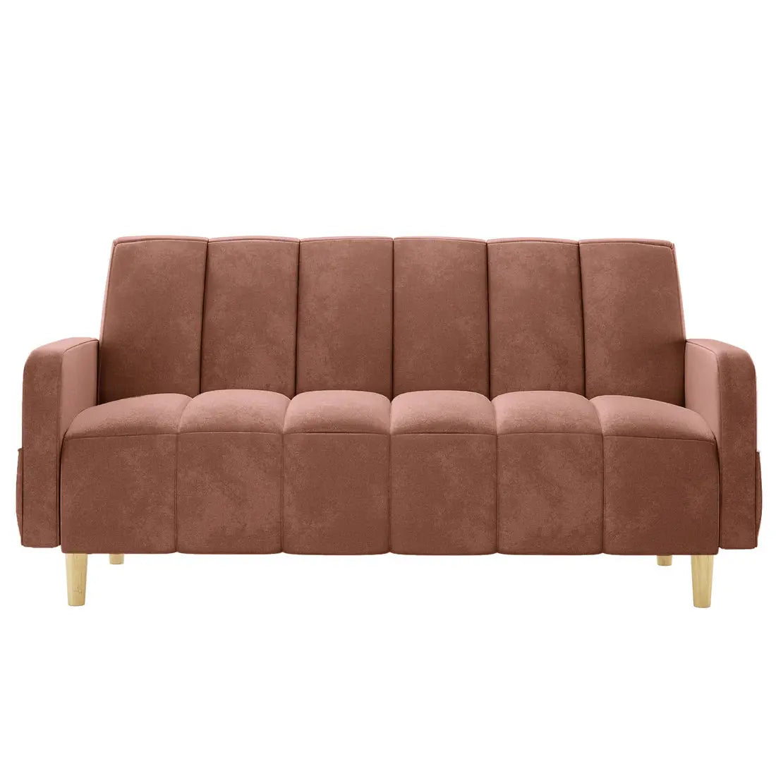 space saving velvet fabric sofa bed set