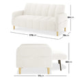 Anica Velvet Fabric Sofa Bed Set for Living Room Beyond Living