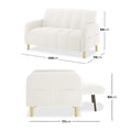 Anica Velvet Fabric Sofa Bed Set for Living Room Beyond Living