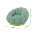 Beare Boucle Swivel Accent Chair Australia Beyond Living