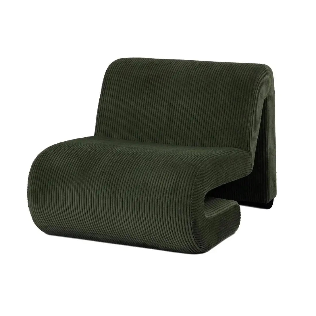 Bengtaz Corduroy Accent Chair Australia Curved Beyond Living