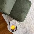 Bengtaz Corduroy Curved Accent Chair Australia Beyond Living