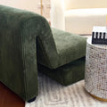 Bengtaz Corduroy Curved Accent Chair Australia Beyond Living