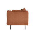 Cassian Chocolate PU Leather Sofa Australia Beyond Living