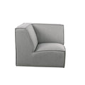 Ivanna Corner Modular Fabric Sofa Piece in Grey Beyond Living