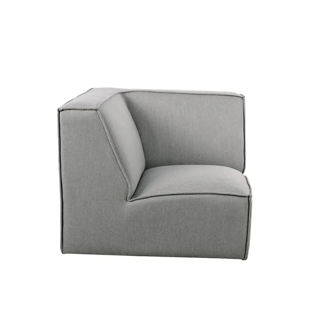 Ivanna Corner Modular Fabric Sofa Piece in Grey Beyond Living