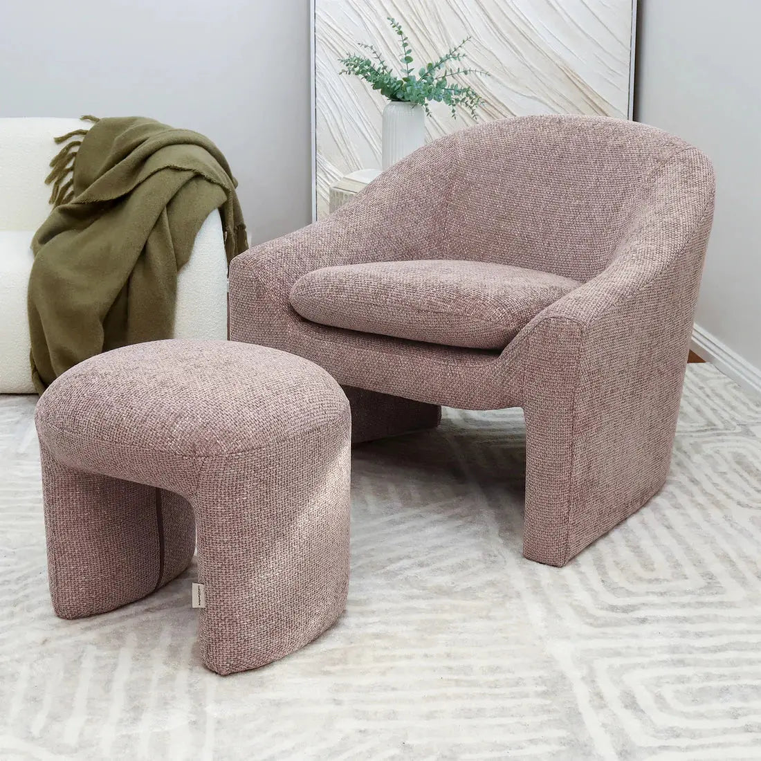 Kotrina Linen Accent Armchair Australia Beyond Living
