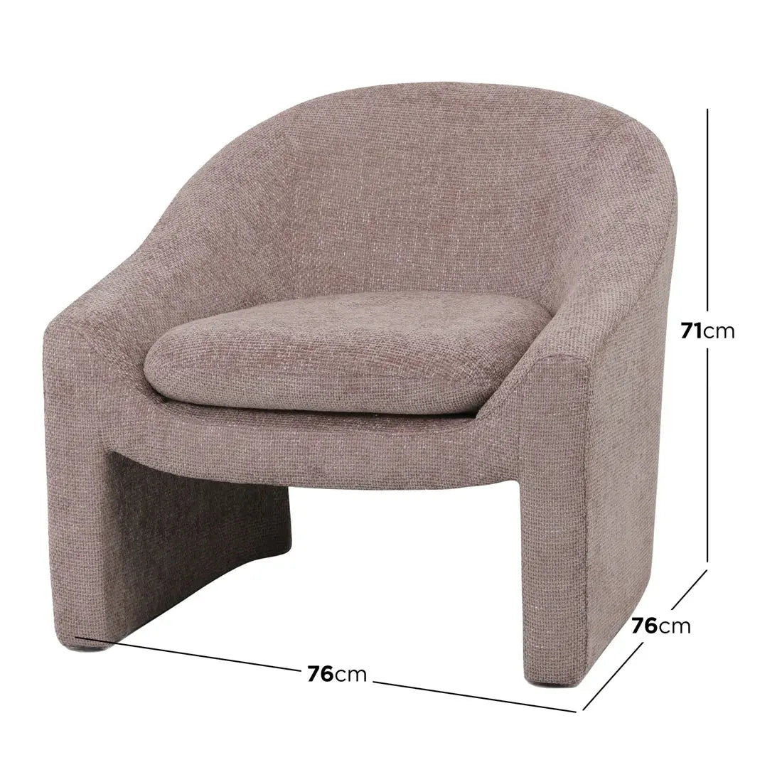 Kotrina Linen Accent Armchair Australia Beyond Living