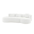 Lyana 4 Seater Boucle Sofa Chaise Australia Beyond Living