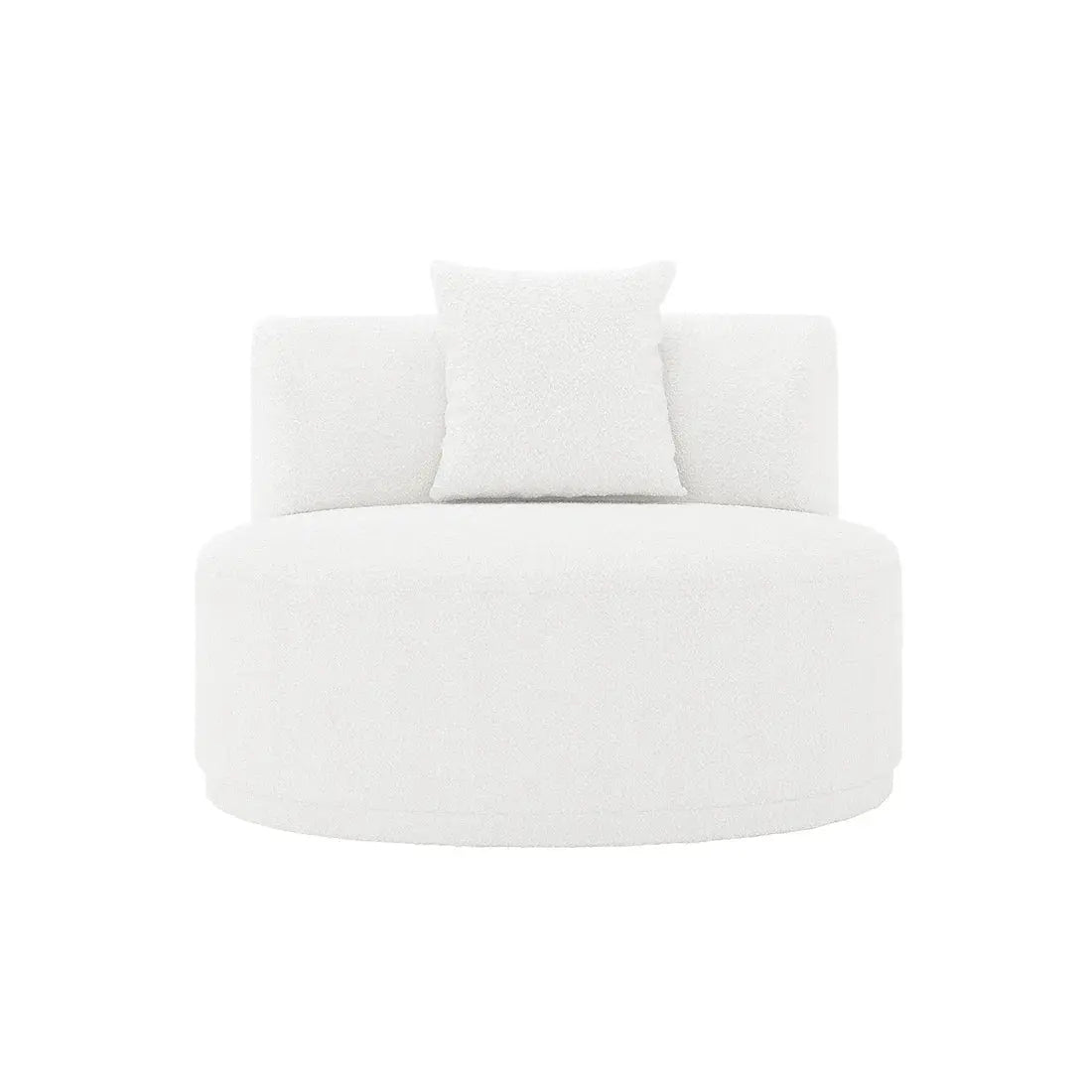 Lyana Boucle Sofa Set in Cream White Beyond Living