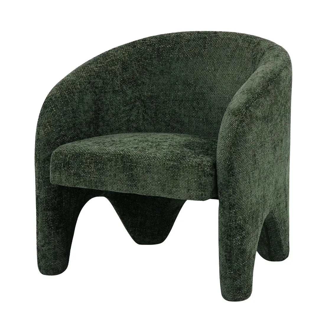Marlona Linen Accent Chair Australia Curved Chenille Designer Armchair Beyond Living