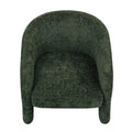 Marlona Curved Linen Accent Chair Australia Beyond Living
