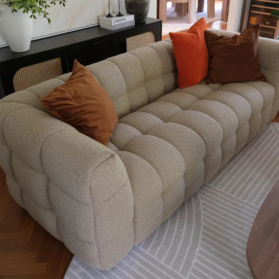 Norah Boucle Sofa Luxury Modern Sofa Australia Beyond Living