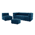 Norah Boucle Sofa Set with Ottoman Australia Beyond Living