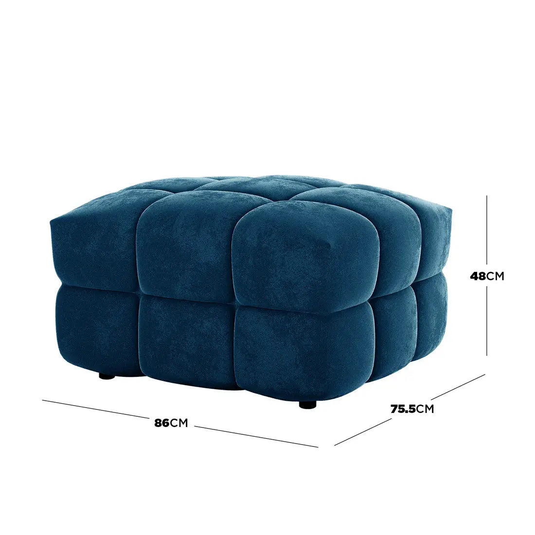 Norah Boucle Sofa Set with Ottoman Australia Beyond Living