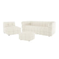 Norah Boucle Sofa Set with Ottoman Australia Beyond Living