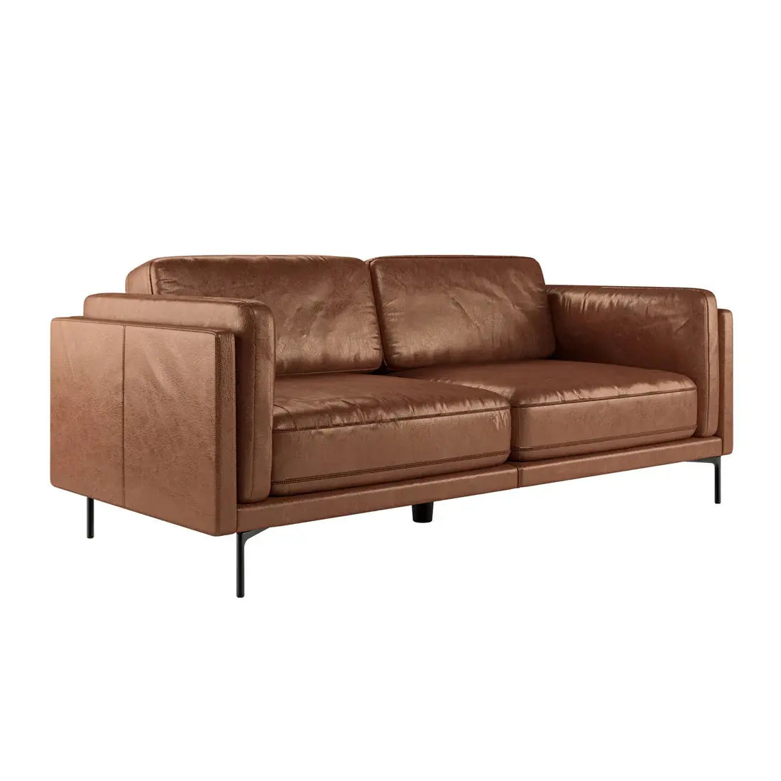 Oslo 3 Seater PU Leather Sofa for Living Room Australia Beyond Living
