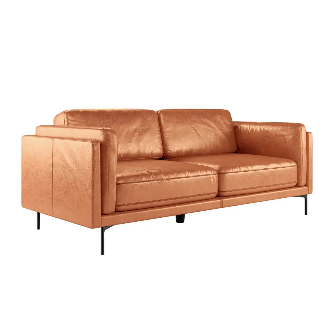 Oslo 3 Seater PU Leather Sofa for Living Room Australia Beyond Living