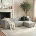 Parisa Tufted Boucle Sofa with Chaise Australia Beyond Living
