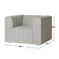 Parisa Boucle Accent Chair Australia Tufted Single Sofa Beyond Living