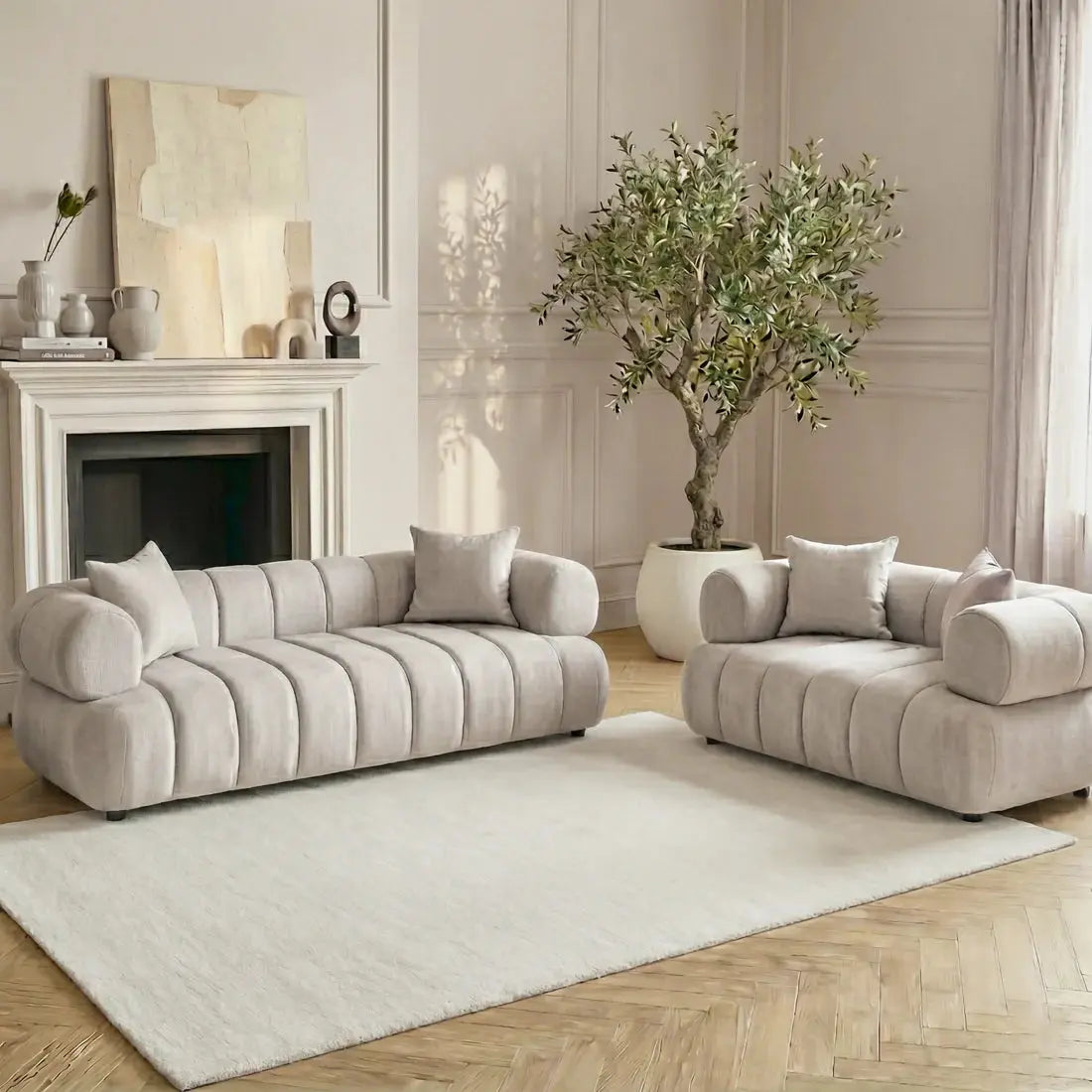 Samira Velvet Sofa Set for Living Room Australia Beyond Living