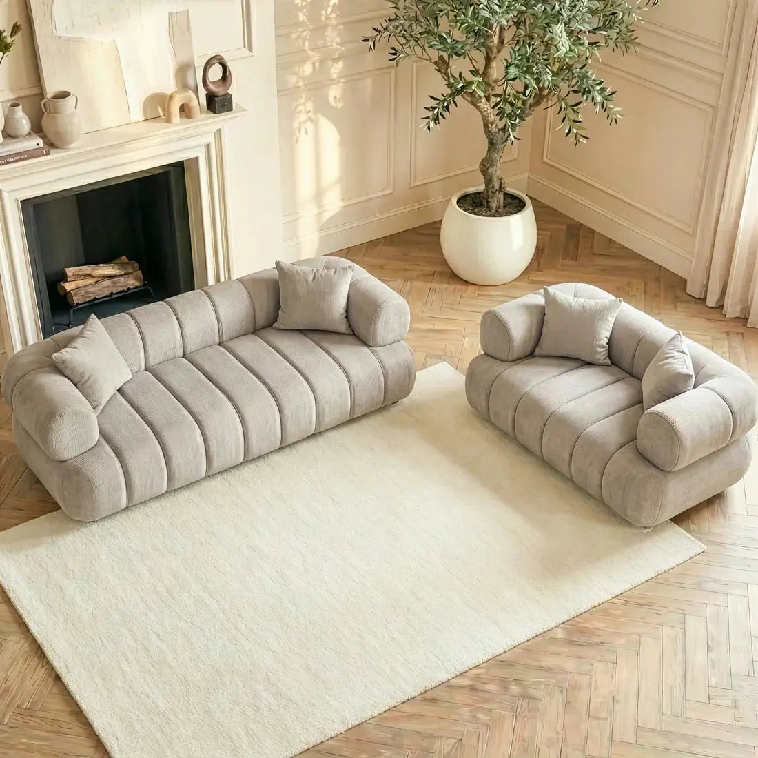 Samira Velvet Sofa Set for Living Room Australia Beyond Living