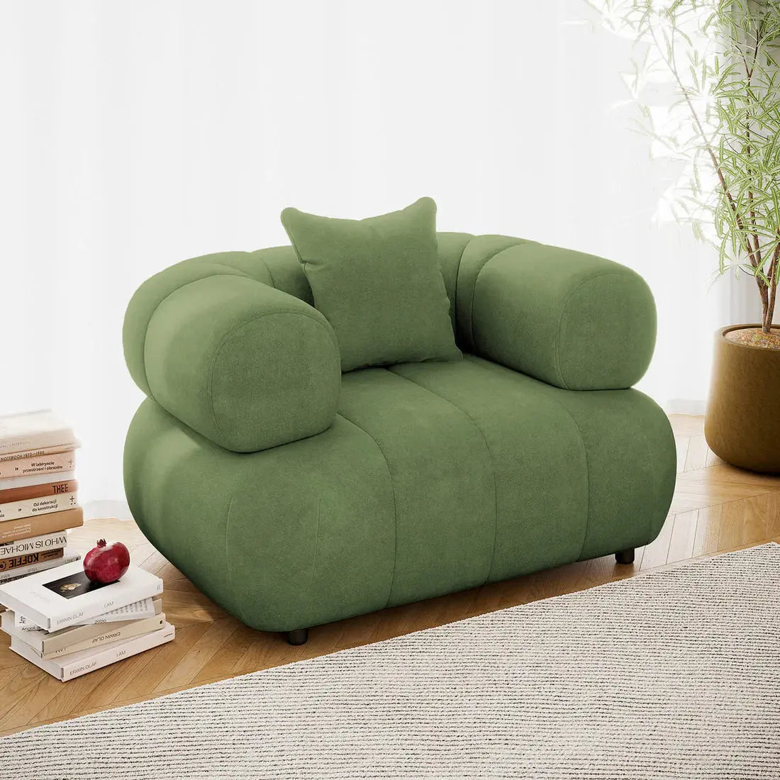 Samira Single Seater Velvet Sofa Chair Australia Beyond Living