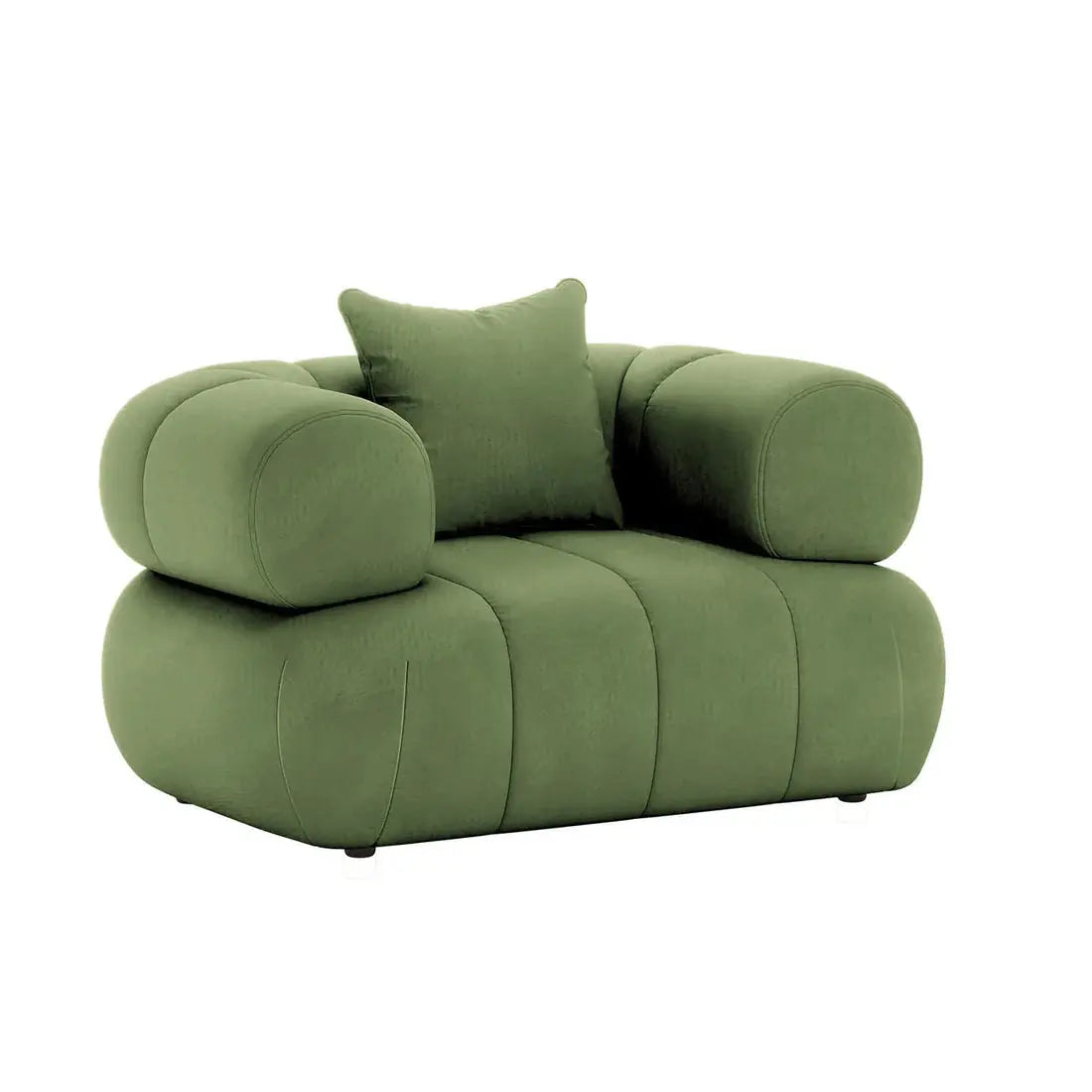Samira Single Seater Velvet Sofa Chair Australia Beyond Living