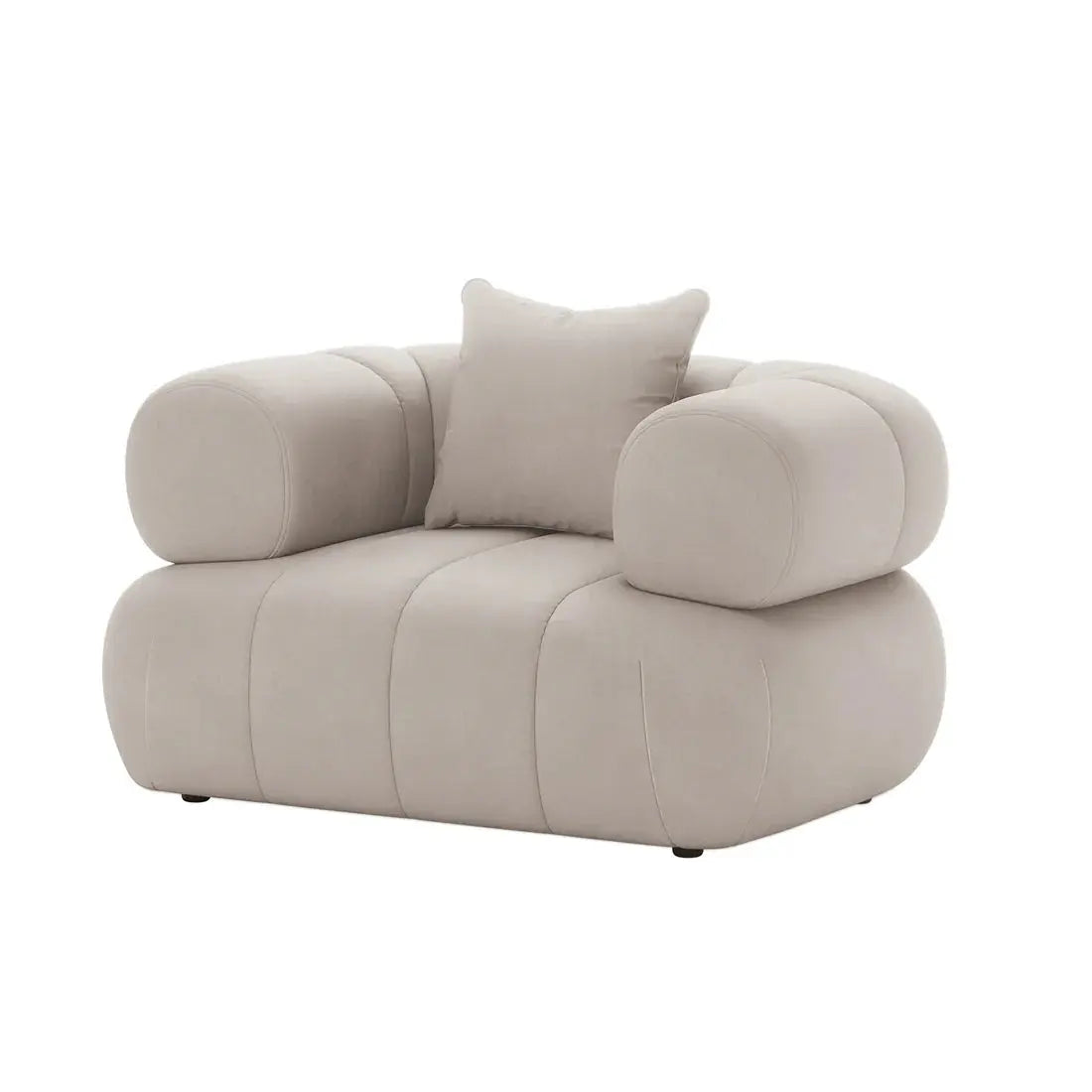 Samira Single Seater Velvet Sofa Chair Australia Beyond Living