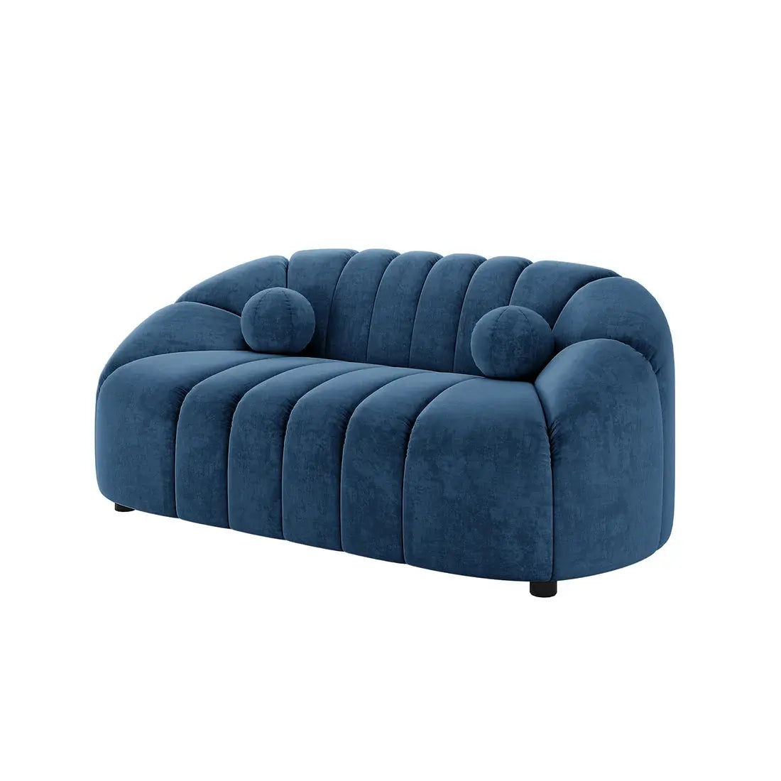 Trina Curved Tufted Velvet Sofa Australia Beyond Living